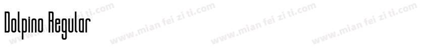 Dolpino Regular字体转换